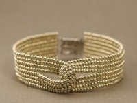 Jacaranda Design Intertwined Bead Bracelet